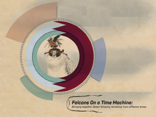 Falcons on a Time Machine, image by Dania Jalees (CC-NC)